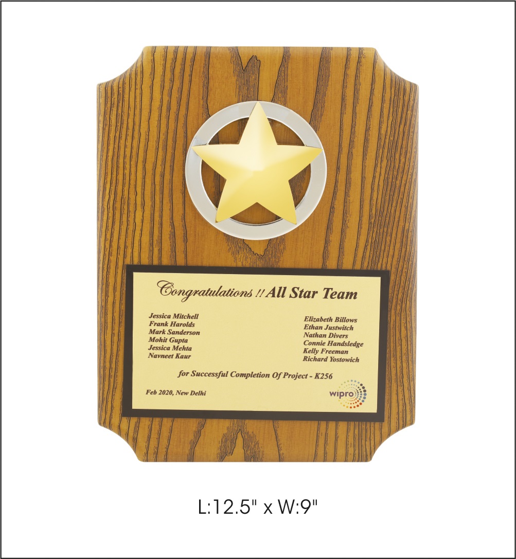 WOODEN TROPHIES